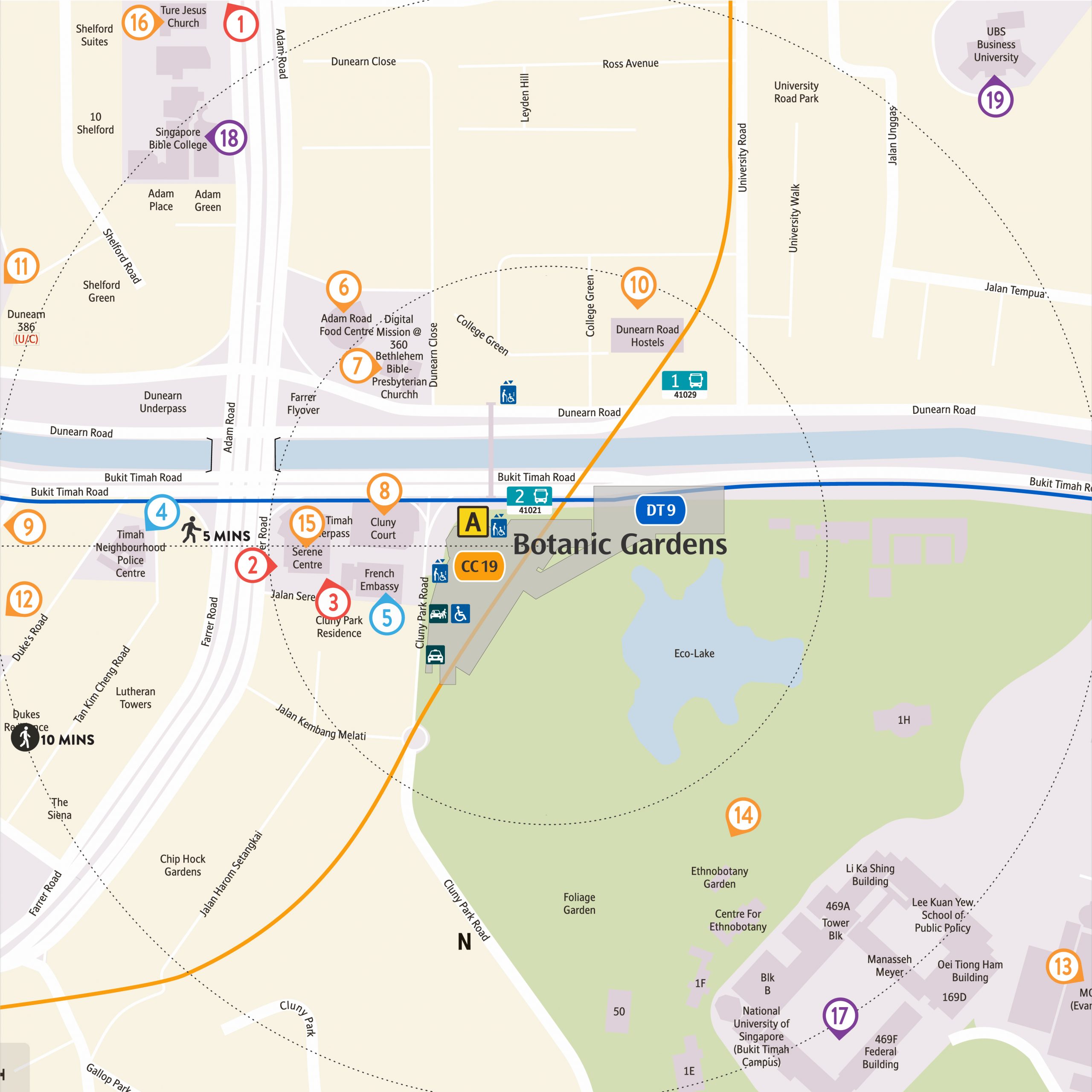 Exploring the Best Route: The Botanic Garden Exit Map Made Easy