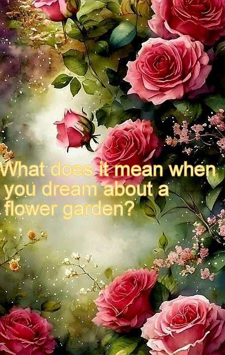 What Does a Dream about a Flower Garden Symbolize?