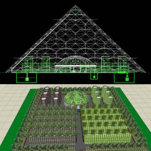 Enhancing Greenhouse Efficiency and Sustainability with a Pyramid Structure